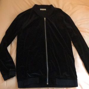 Black velvet jacket